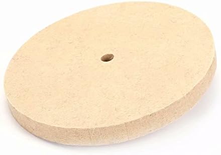 5kom 6-inčni vuneni filc puferski jastučić za poliranje disk okruglog Točka koji se koristi u finom poliranju