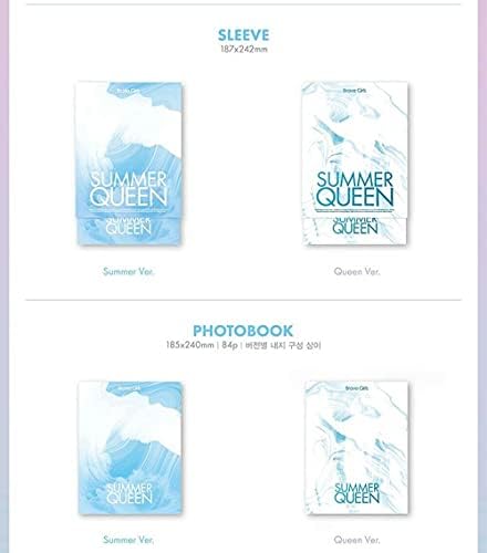 K-pop Brave Girls 5. Mini album [ljetna kraljica] Queen ver. CD + preklopljeni poster + 84P P.Book + Fotocard