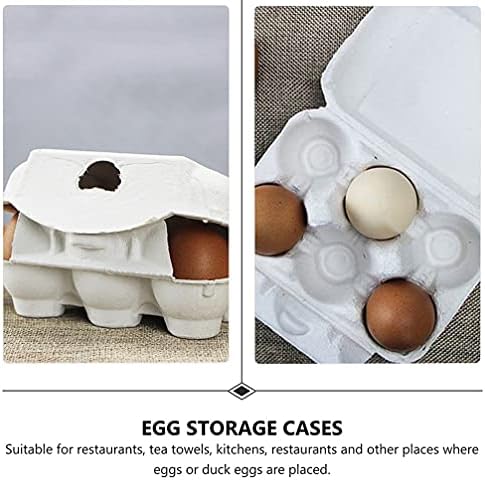 Prazan Kartoni za jaja 10kom Kartoni za jaja ladice za papir sklopiva kutija za odlaganje jaja držač za