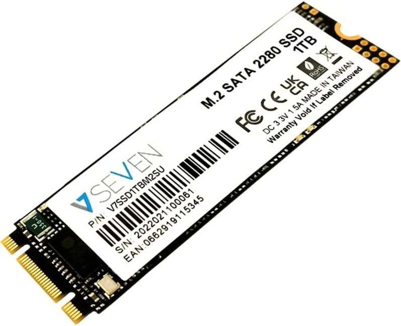 V7 V7SSD1TBM2SU 1 TB SSD uređaj - M.2 Interna - SATA - taa kompatibilan