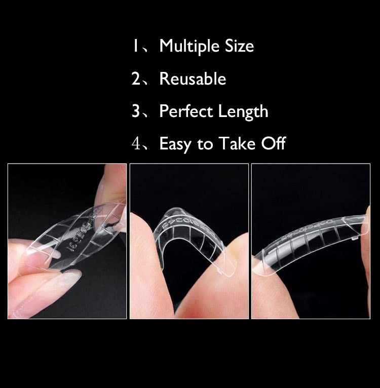120pcs nail extension form Savjeti Poly extension Gel dvostruki oblici noktiju puni poklopac lažni Savjeti