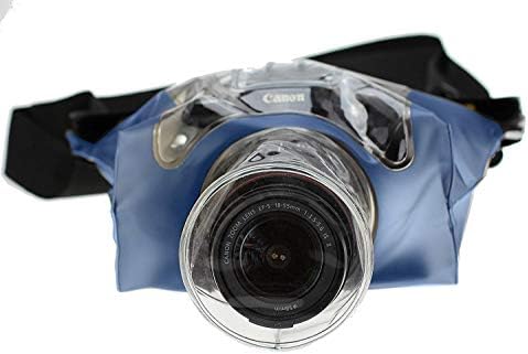 Navitech Yellow DSLR SLR vodootporna podvodna kućišta / poklopac torbica za suhu torba kompatibilna sa Nikon
